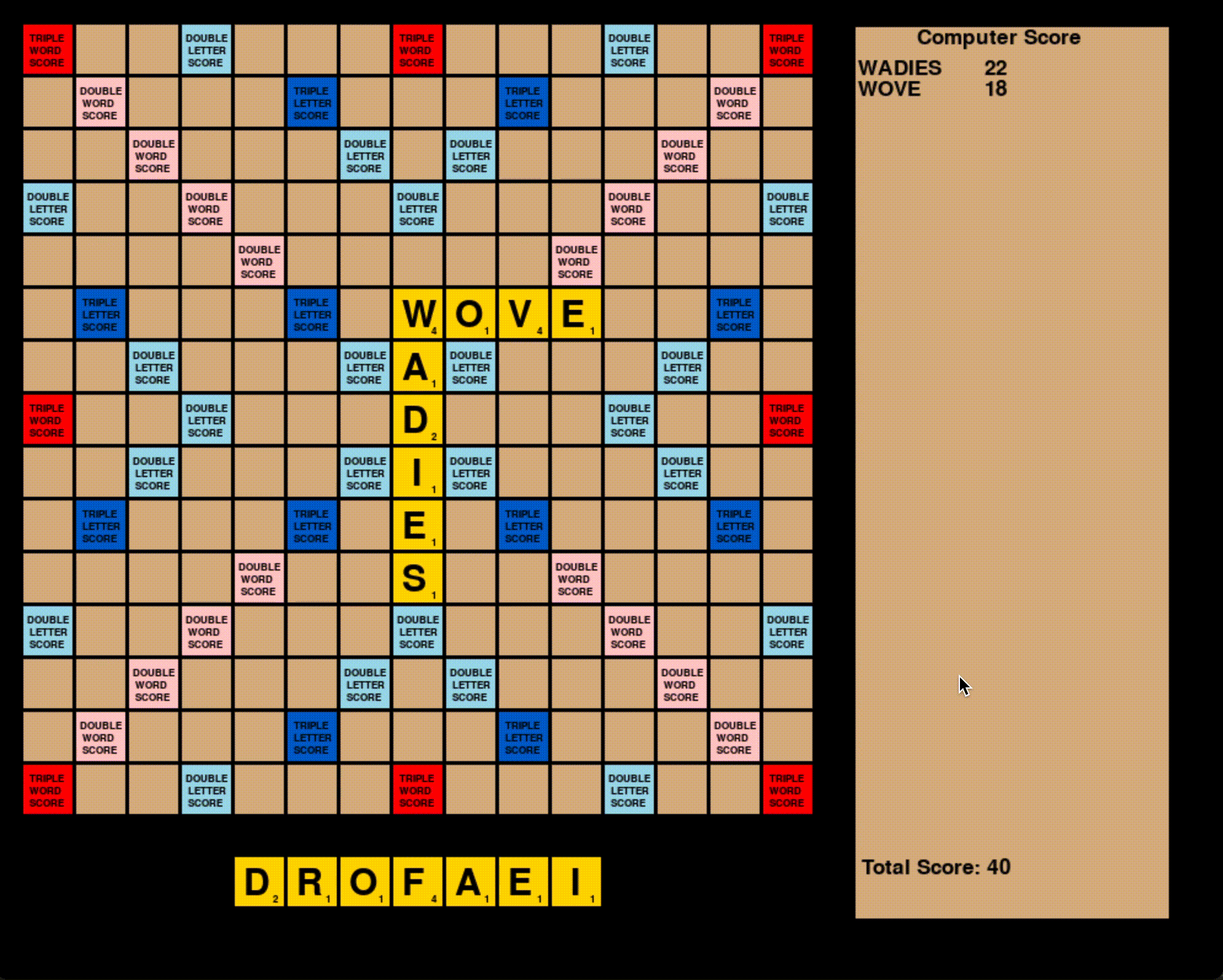 Example Scrabble game. (GIF by author)